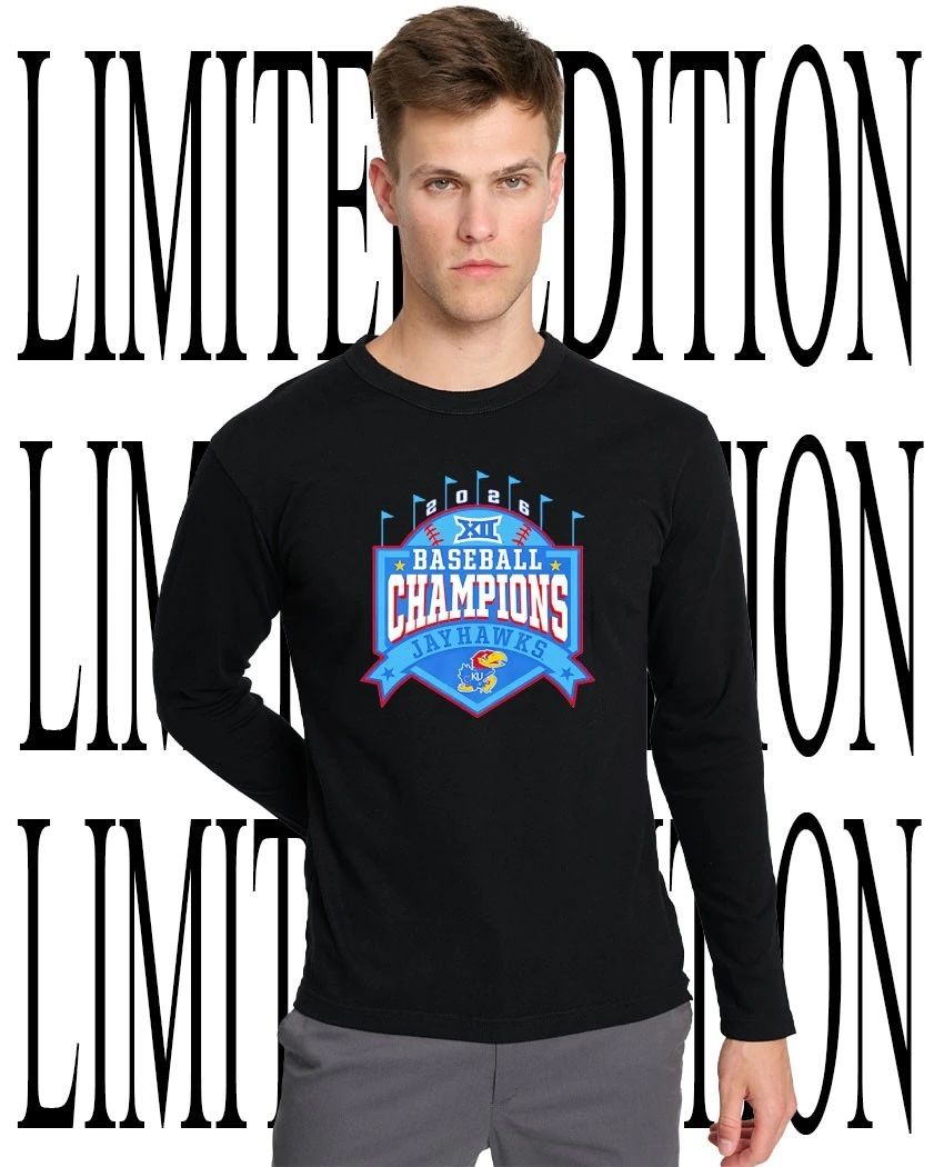 Kansas Jayhawks 2026 Big 12 Baseball Regular Season Champions shirt