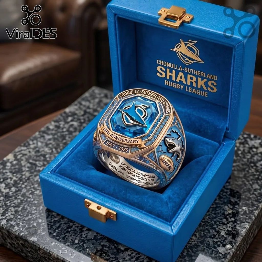 Cronulla-Sutherland Sharks 59th Anniversary Ring