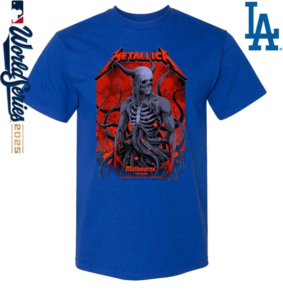 Metallica Ken Taylor’s M72 Melbourne Pop-Up Shop exclusive poster Merch T-Shirt