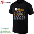 The Steelers Joe Greene Franco Harris Jack Lambert Terry Bradshaw Hines Ward Ben Roethlisberger T-shirt