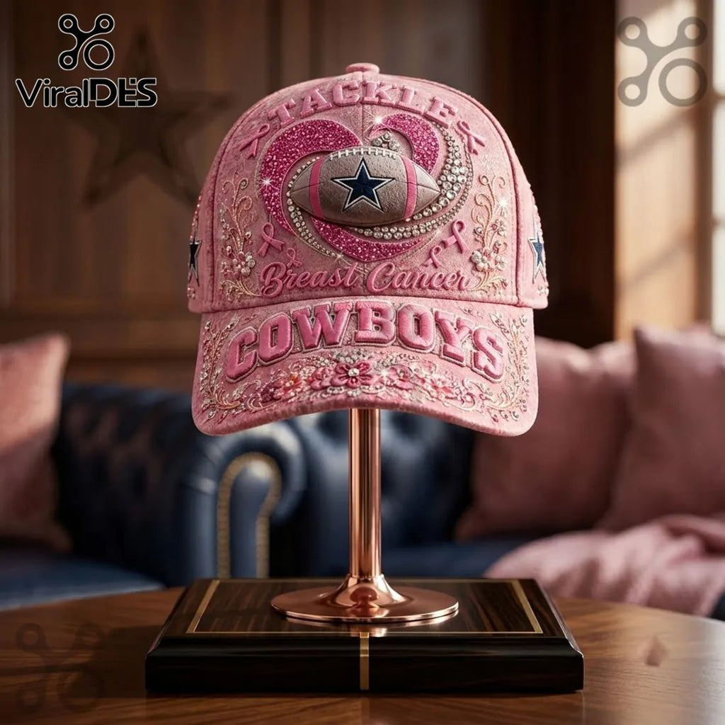 Dallas Cowboys Breast Cancer Awareness Pink Cap