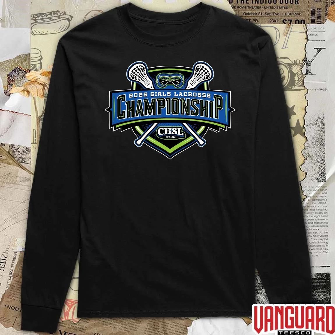 2026 CHSL Girls Lacrosse Championship Logo t-shirt