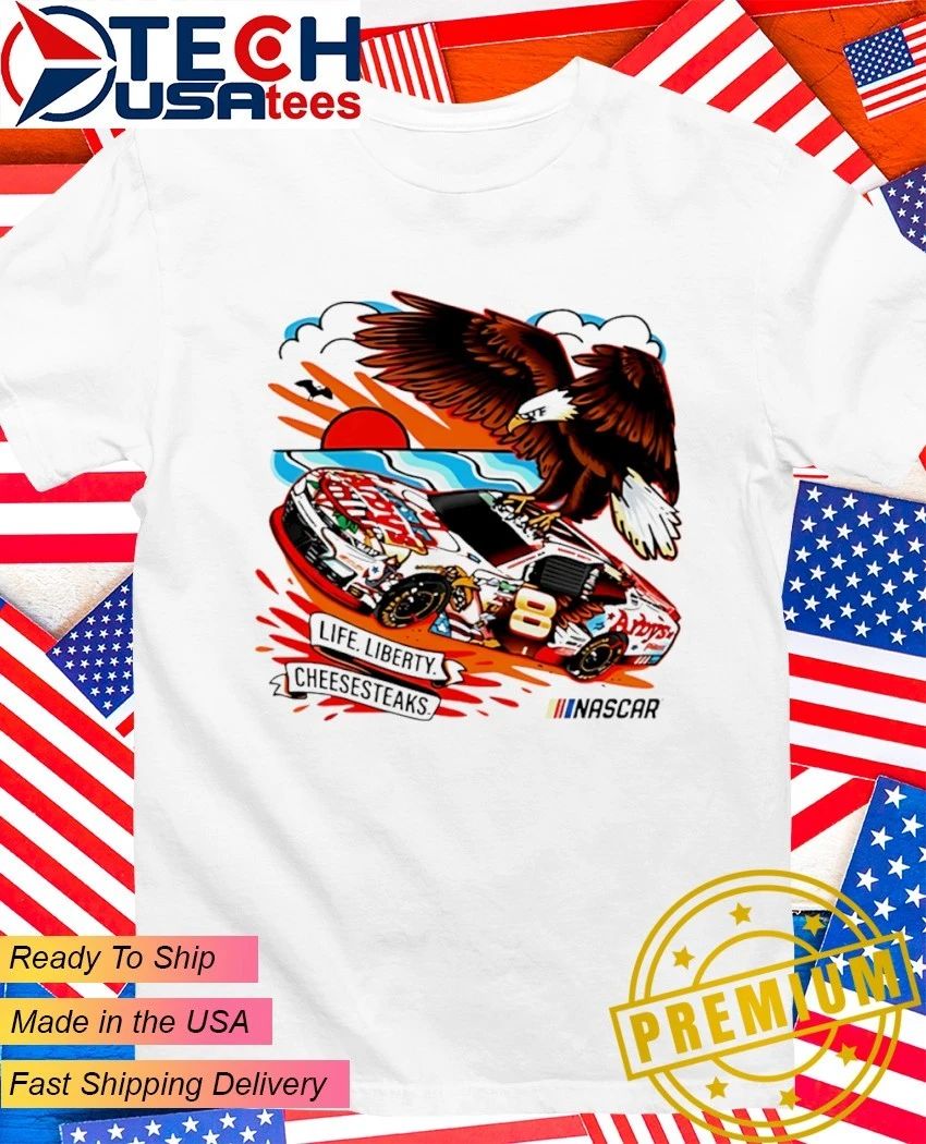 Sammy Smith JR Motorsports Arby’s Life Liberty Cheesesteaks NASCAR shirt