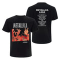 Metallica Pop-Up Store M72 World Tour 2026 Load Tracklist T-Shirt