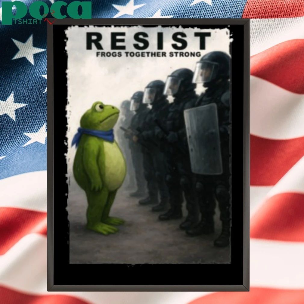Portland Frog Resist Frogs Together Strong T-shirt