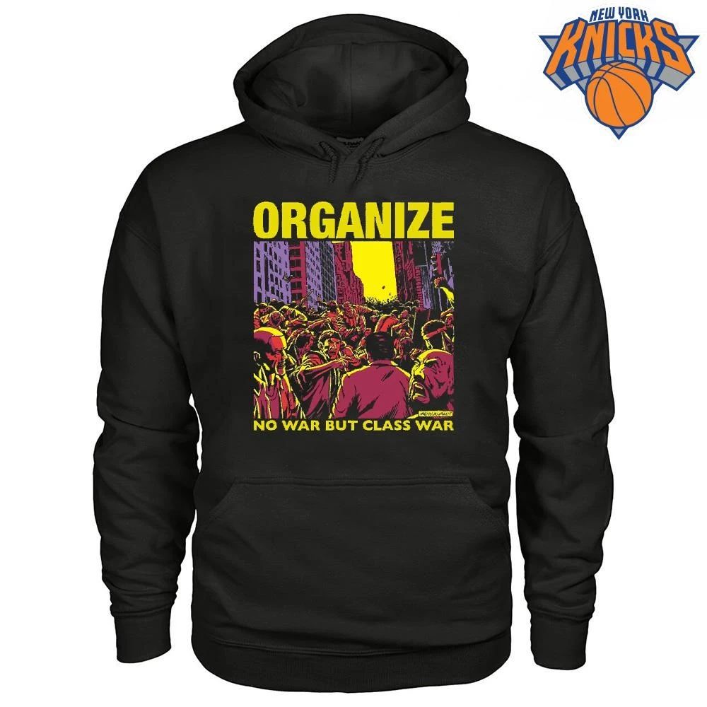 Organize No War But Class War Vintage Comic Protest Graphic shirt