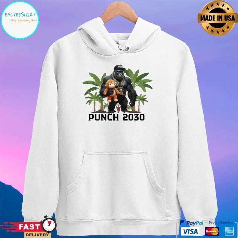 Monkey Punch 2030 Viral Monkey Lovers Graphic 2026 T-shirts