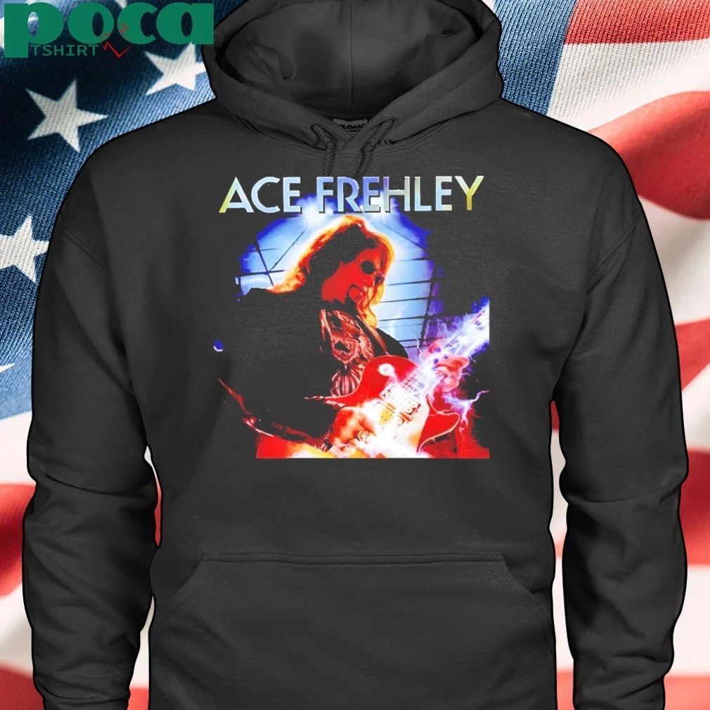 RIP Ace Frehley Memorial playing guitar T-Shirt
