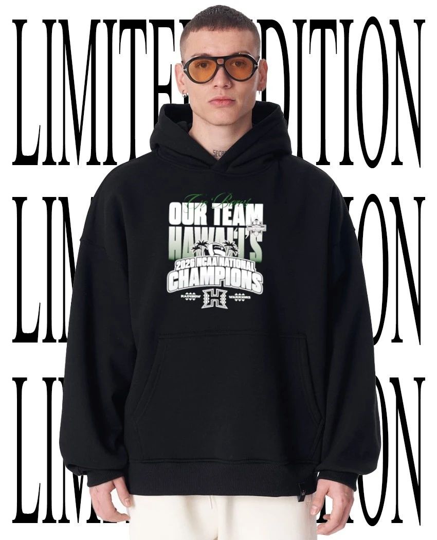 Hawaii Rainbow Warriors 2026 Men’s Volleyball NCAA National Champions go Bows our team shirt