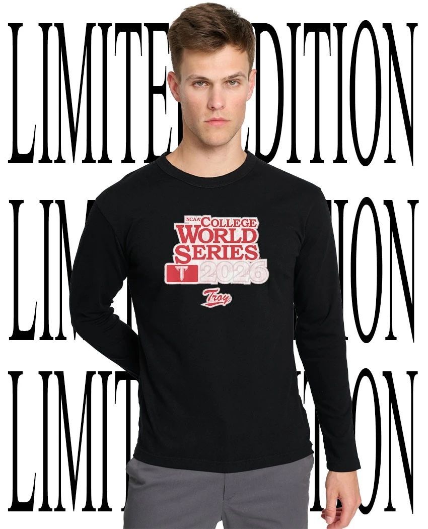 Troy Trojans Baseball 2026 NCAA College World Series shirt