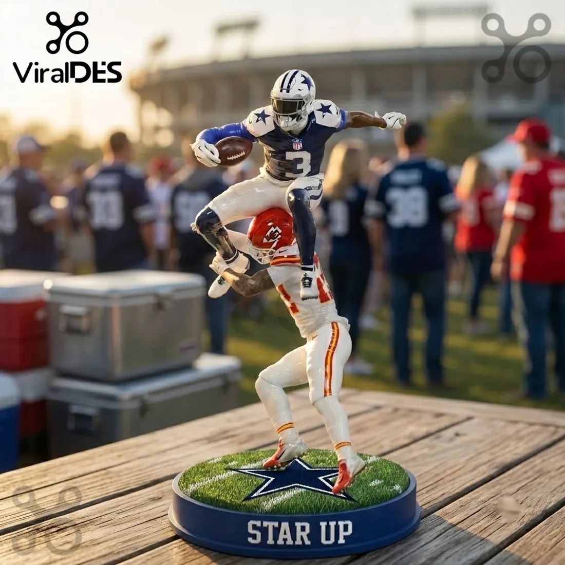 Dallas Cowboys 3D Sculpted Player Action Figure