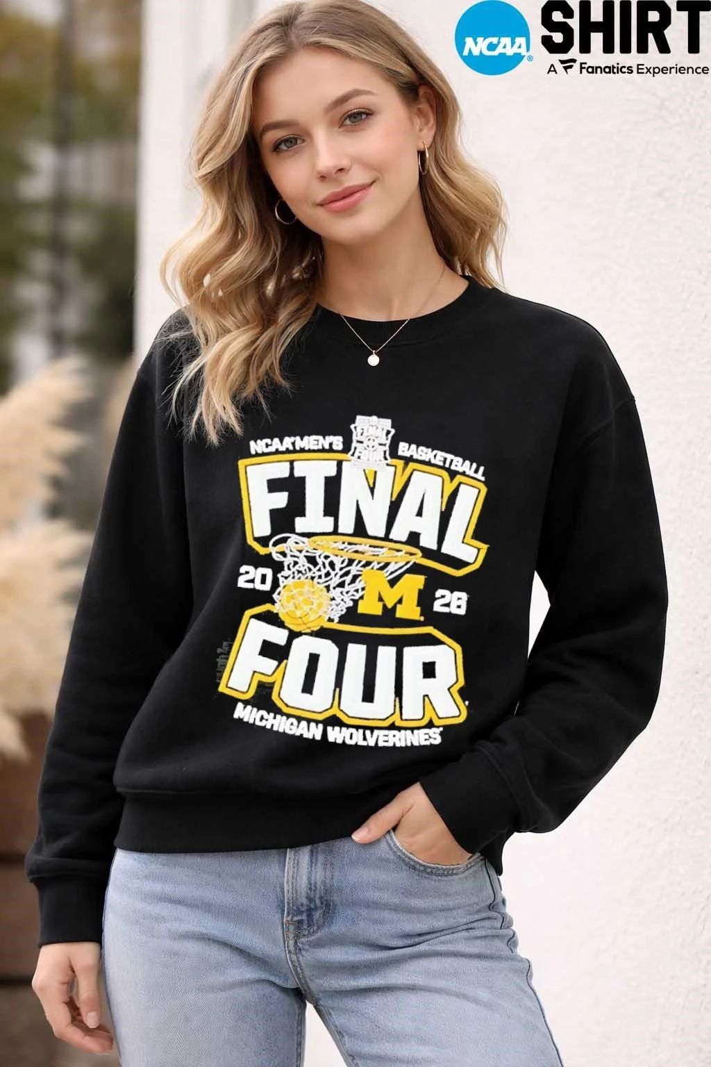 Michigan Wolverines Men’s Basketball 2026 NCAA Final Four Hoops March Madness Shirt