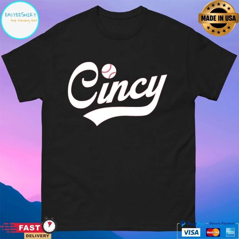 Cincy Baseball Script T-shirts