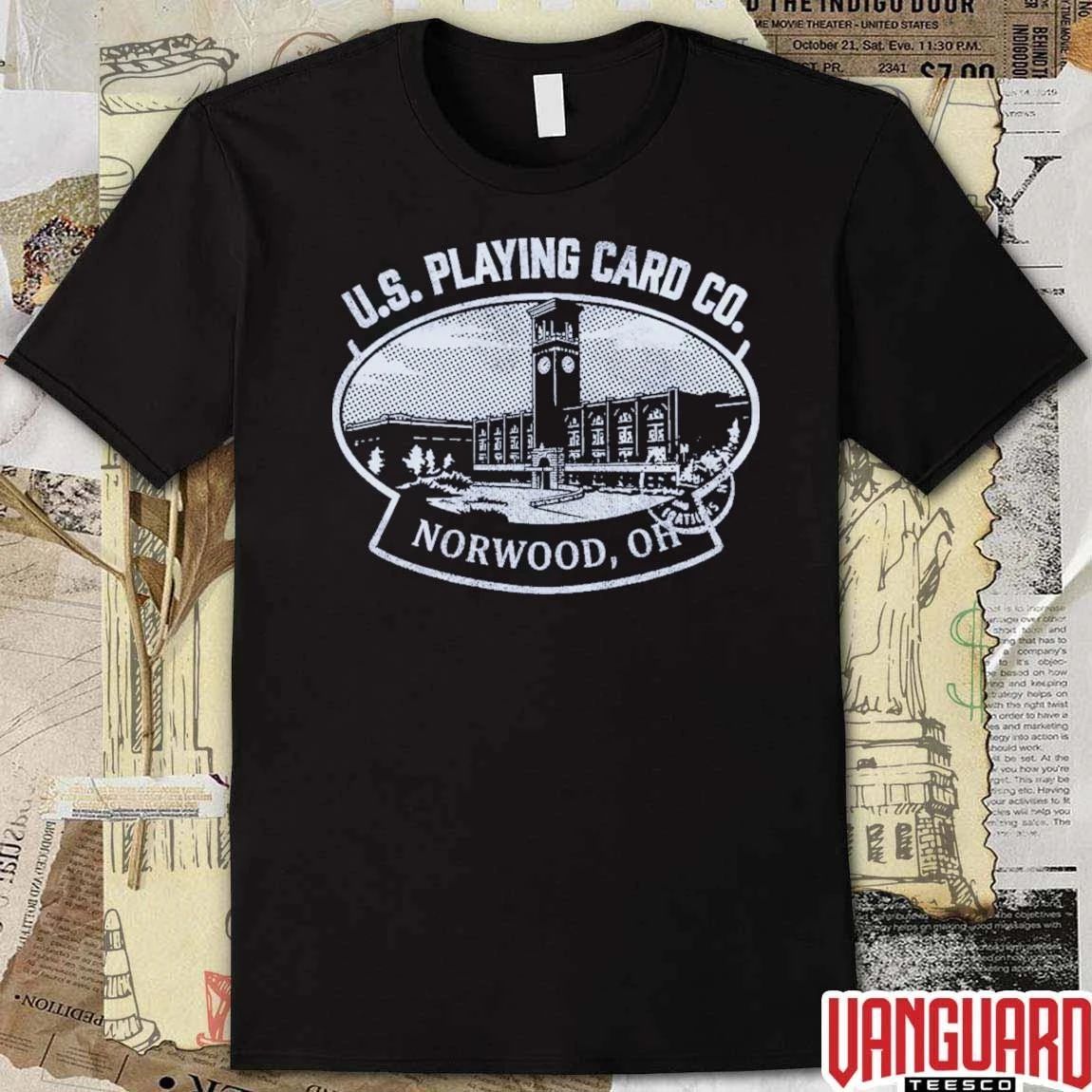 US Playing Card Company Tower Norwood OH t-shirt