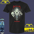 Metallica Wolverine Skull artwork limited t-shirt