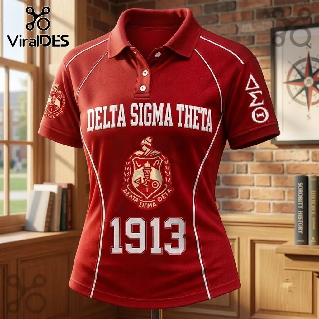 Delta Sigma Theta Red Edition Polo Shirt
