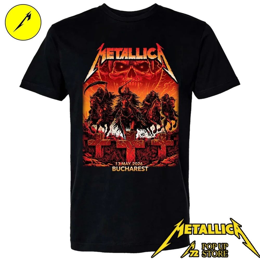 Metallica May 13, 2026 Bucharest Shirt