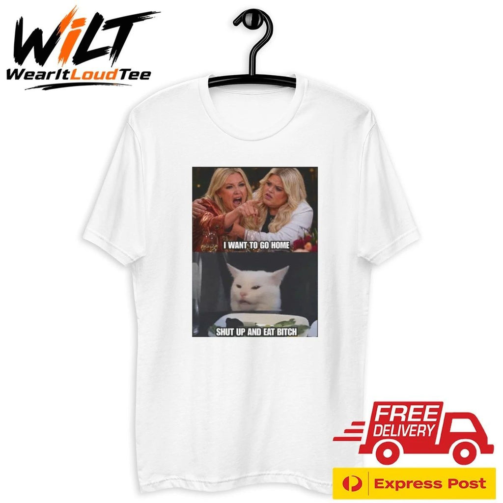 Erika Kirk and Druski I Want To Go Home Smudge the Cat Meme Shirt
