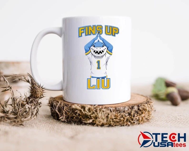 Fins Up LIU Long Island University shirt