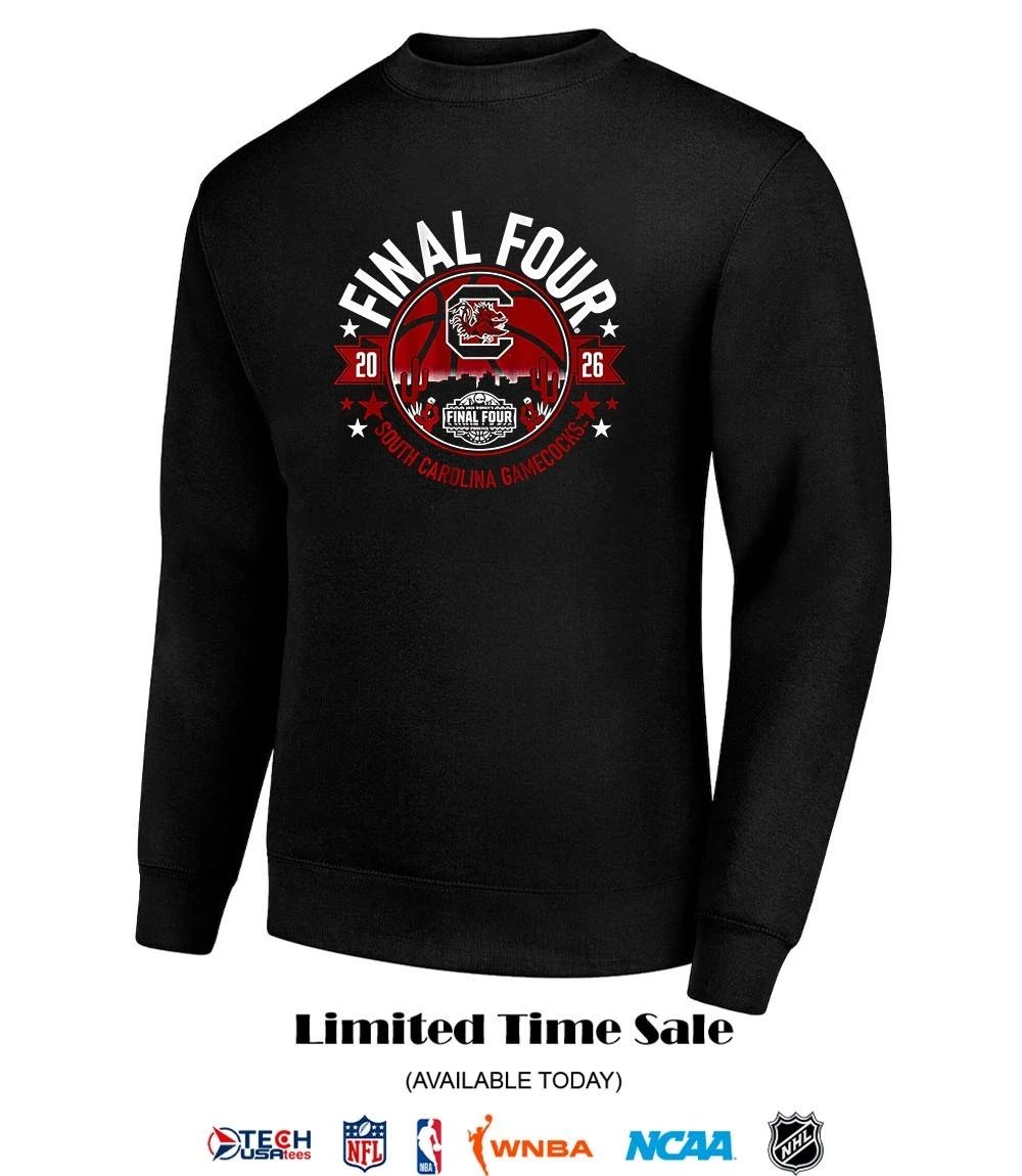 South Carolina Gamecocks 2026 NCAA Women’s Basketball Final Four shirt