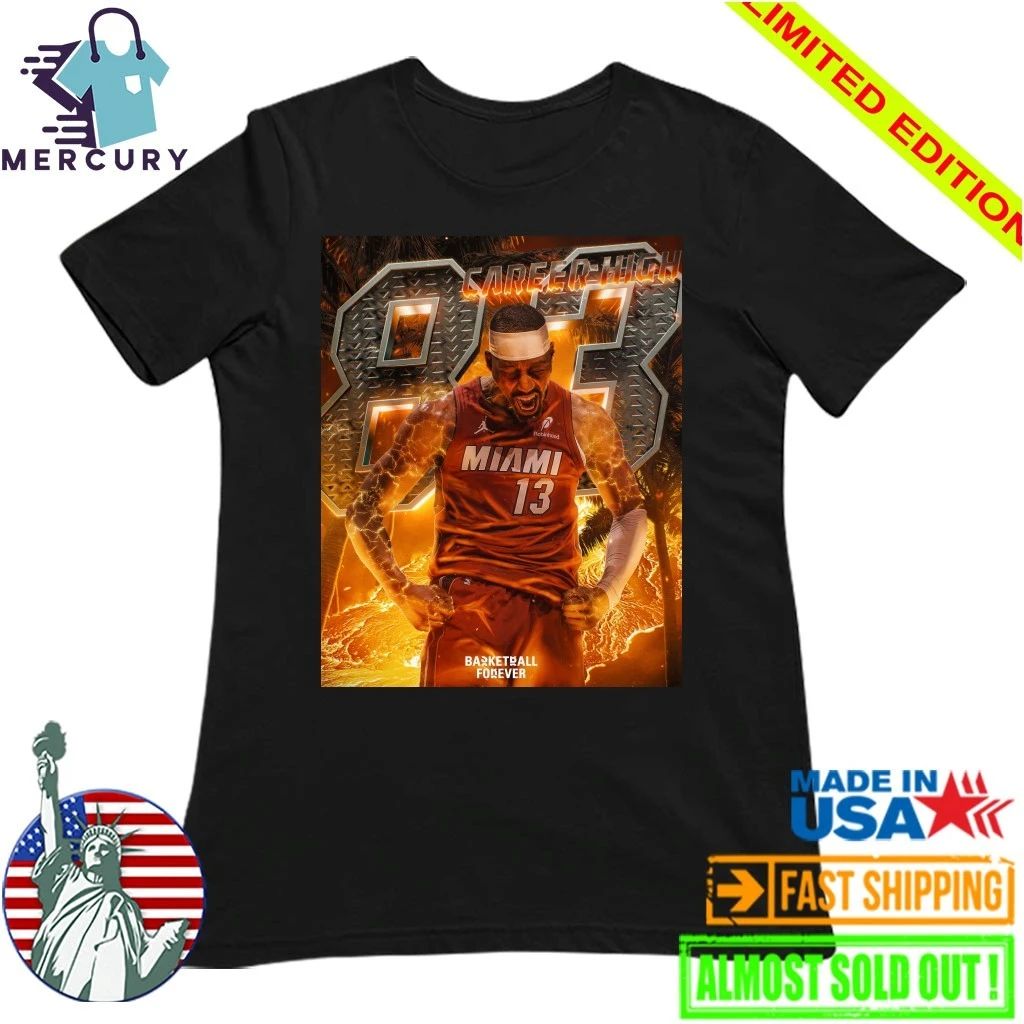 Bam Adebayo Miami Heat Goes Nuclear 83 Career High Second Most Points In NBA History Shirt
