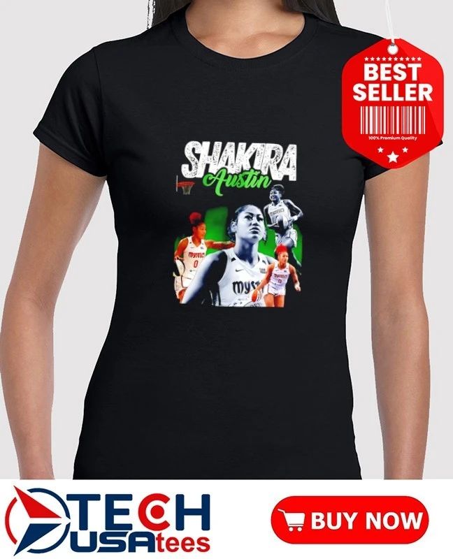 Shakira Austin Washington Mystics Basketball graphic shirt