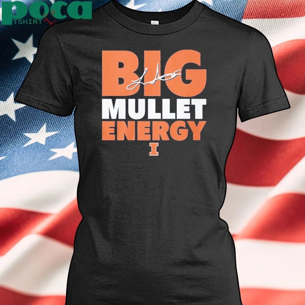 Luke Altmyer Big Mullet Energy Signature And Logo Shirt