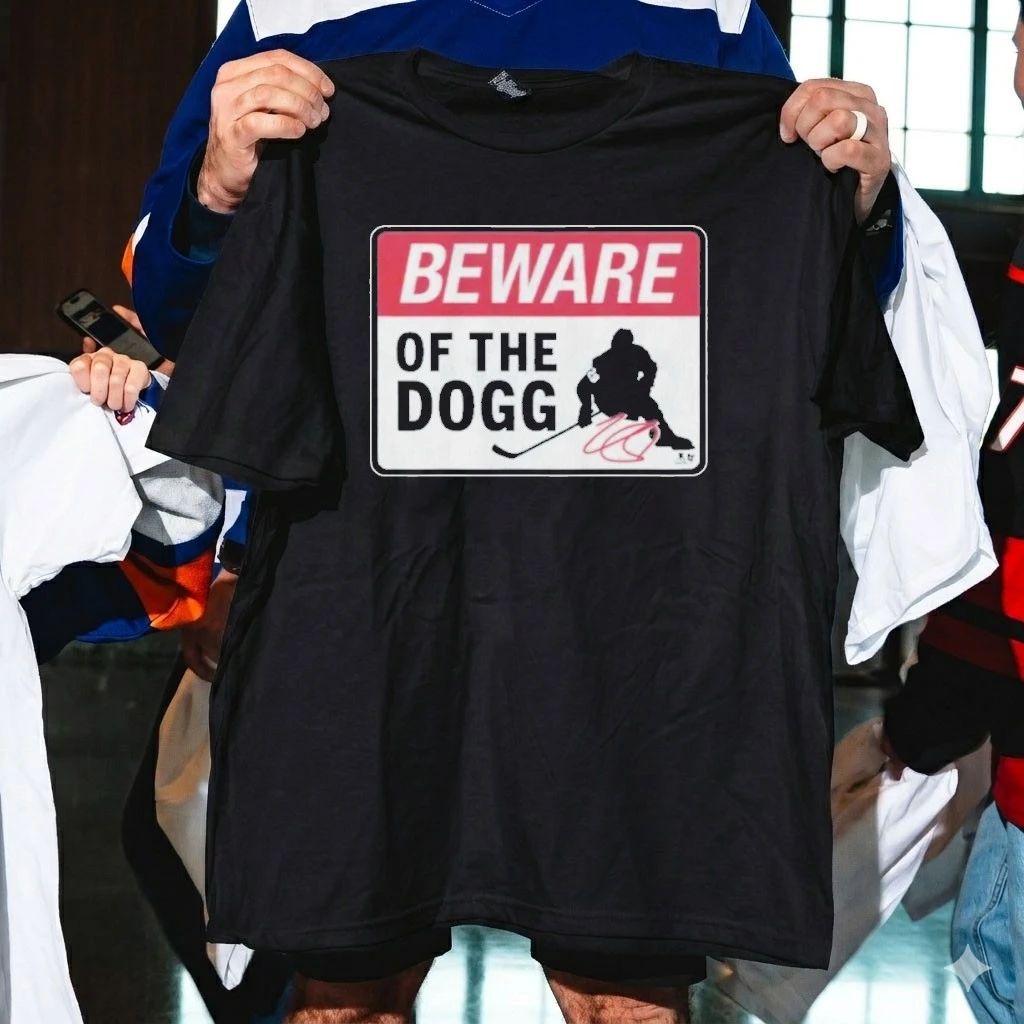 Nathan Mackinnon Beware Of The Dogg Sign Shirt
