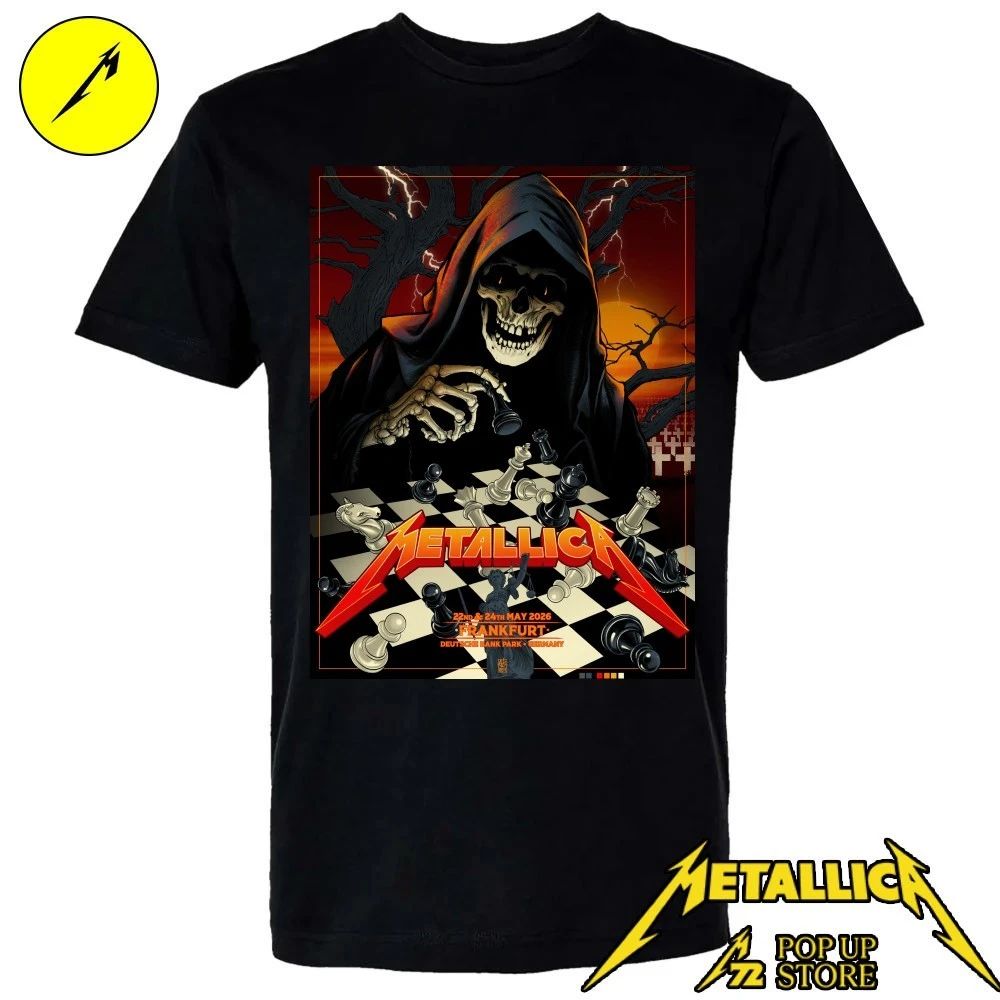 Metallica M72 Frankfurt Pop-Up Shop Germany May 22-24 2026 Art By Vance Kelly Shirt