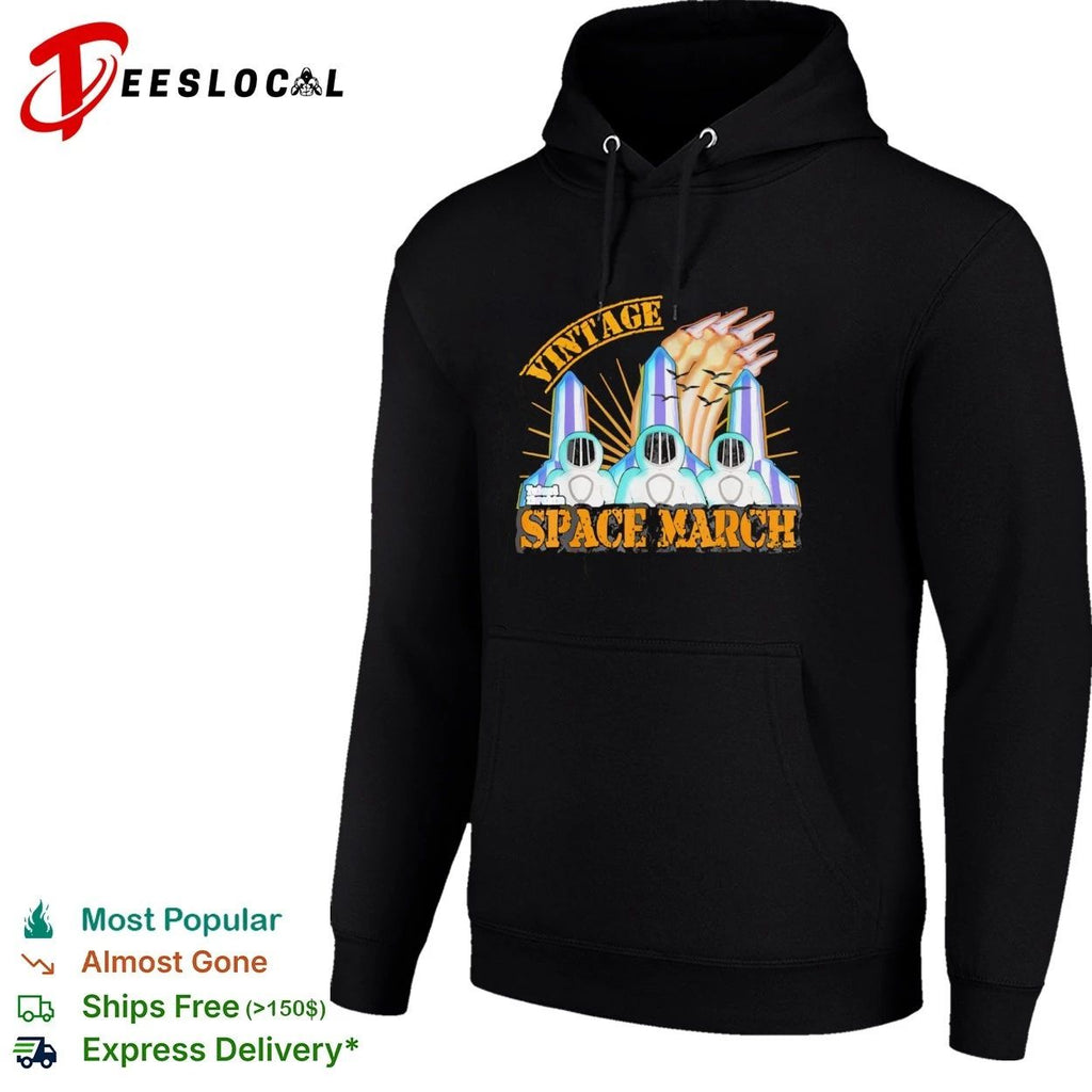 Vintage Space March astronaut sci-fi retro T-shirt