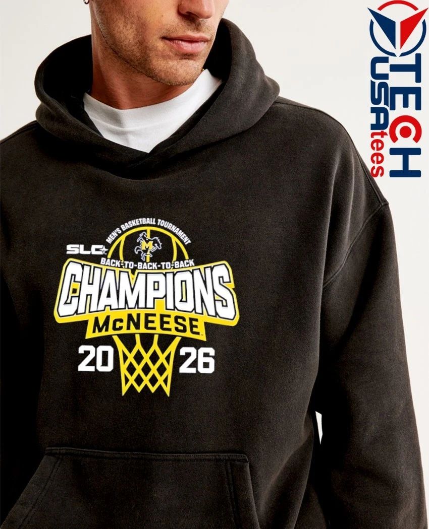 McNeese State Cowboys 2026 Southland Conference Men’s Basketball Tournament Champions shirt