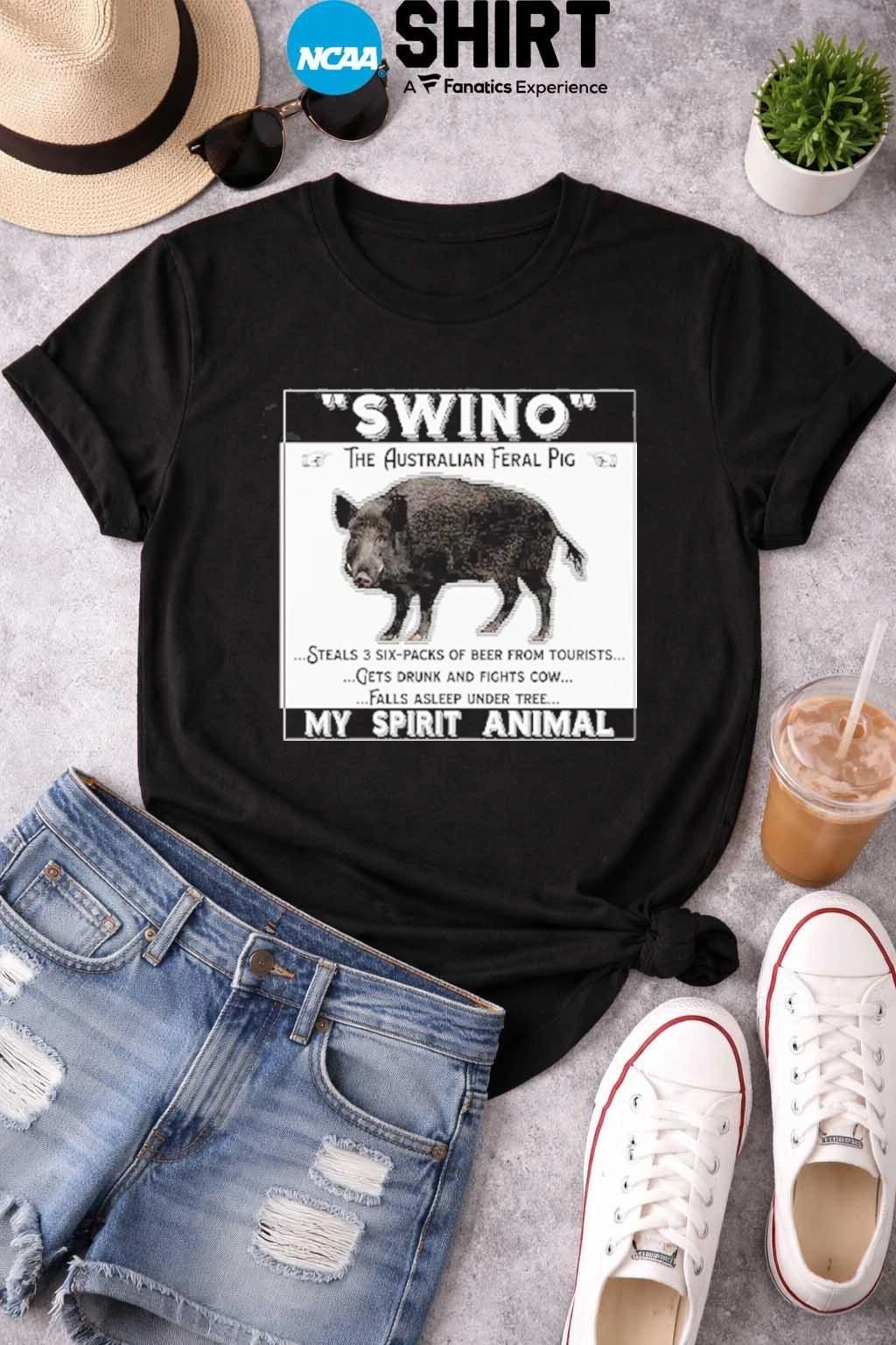 Swino The Australian Feral Pig My Spirit Animal Shirt