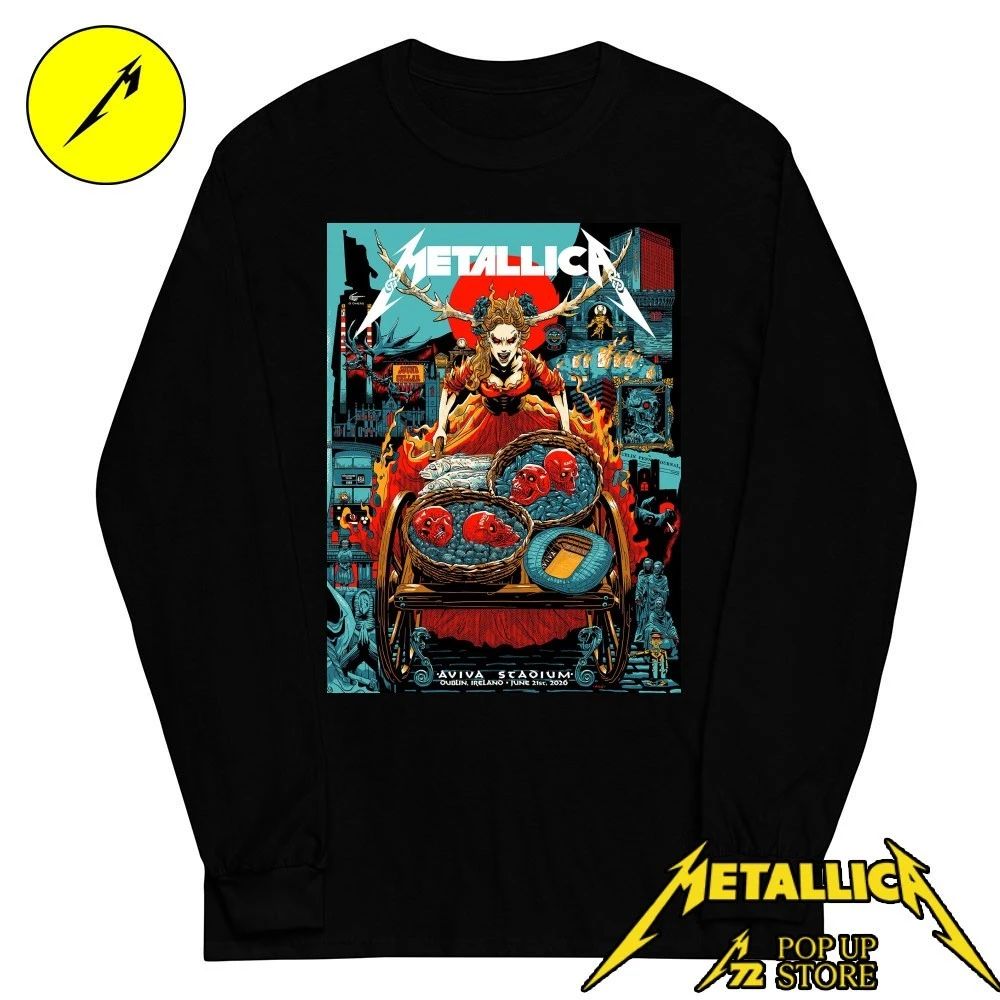 Metallica Dublin Pop-Up Shop Exclusive Tee – M72 Tour Edition