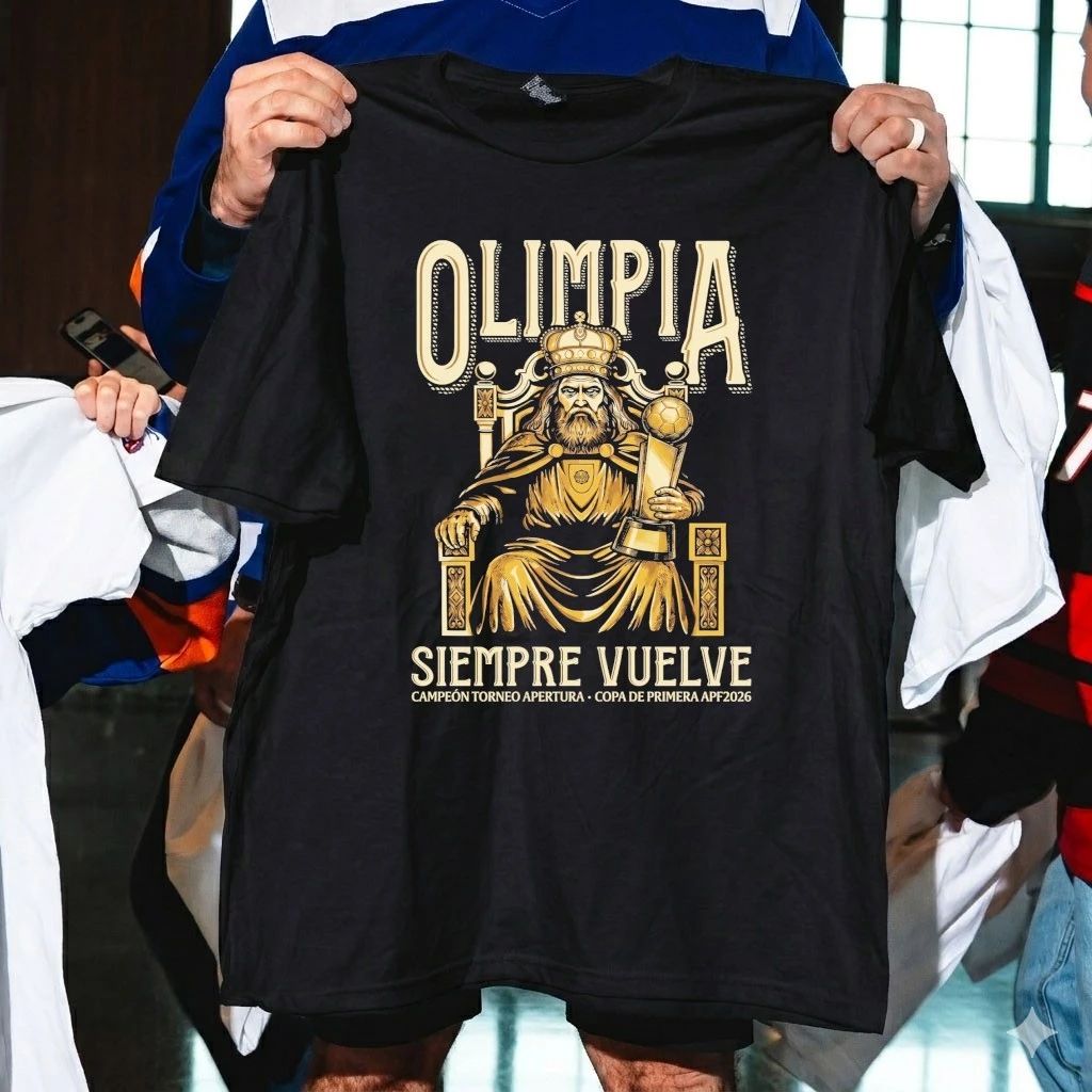 Olimpia Siempre Vuelve 48 Campeón Torneo Apertura 2026 Shirt