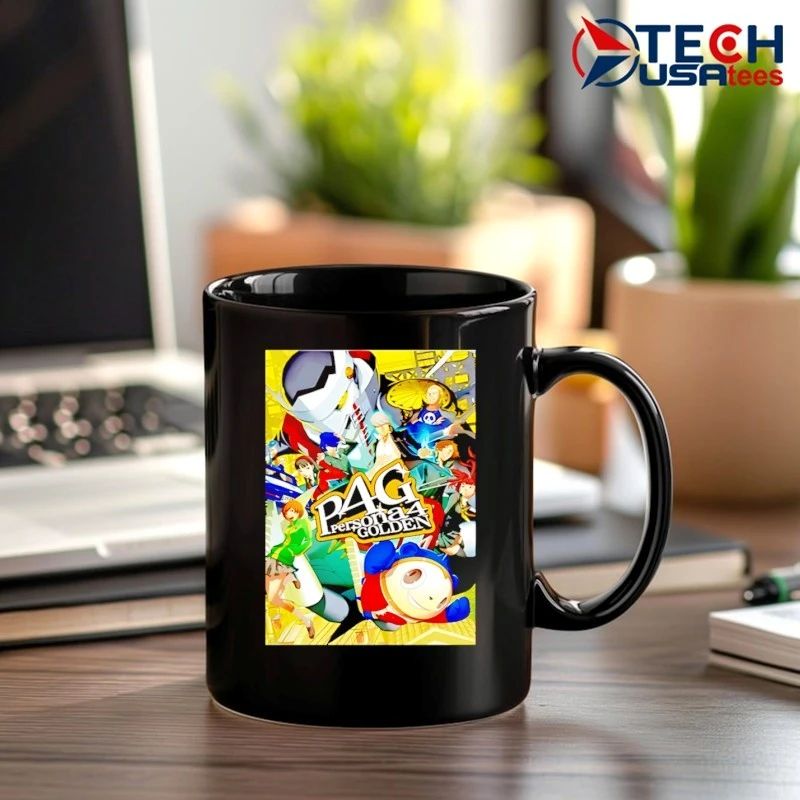 Persona 4 Golden Main Cast and Izanagi character shirt