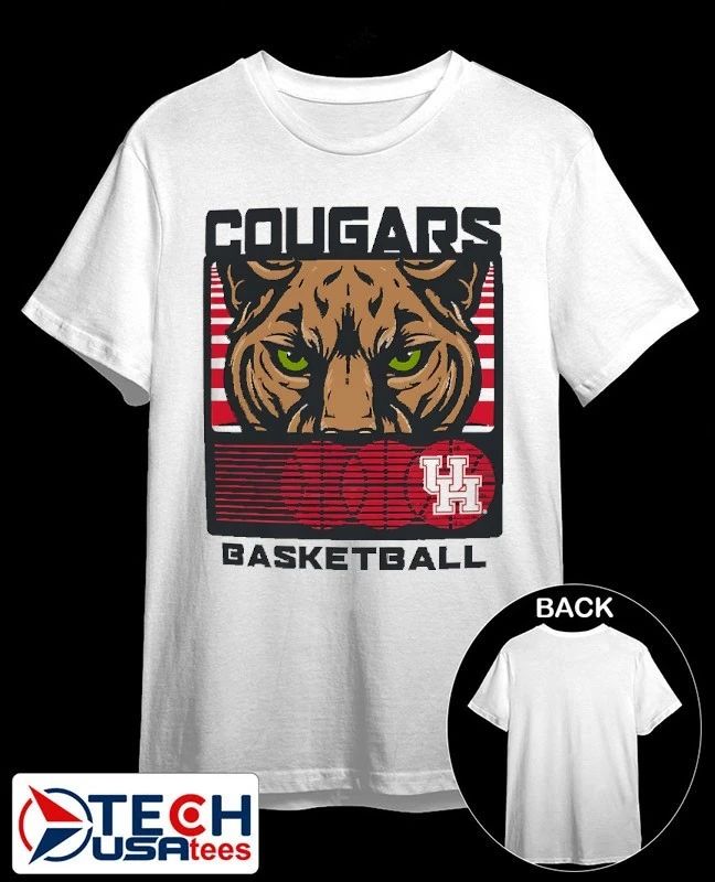 Houston Cougars Basketball Staredown mascot shirt