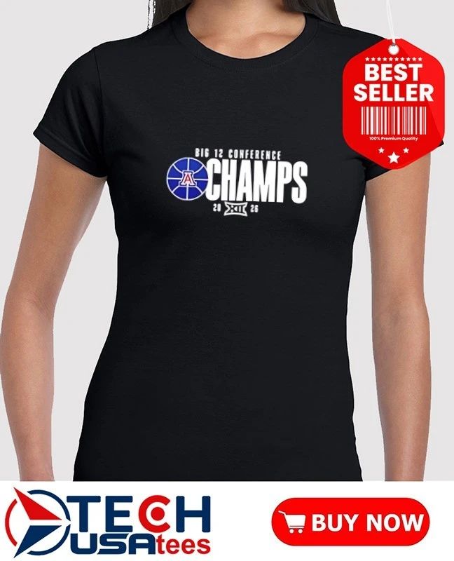 Arizona Wildcats 2026 Big 12 Conference Champs shirt