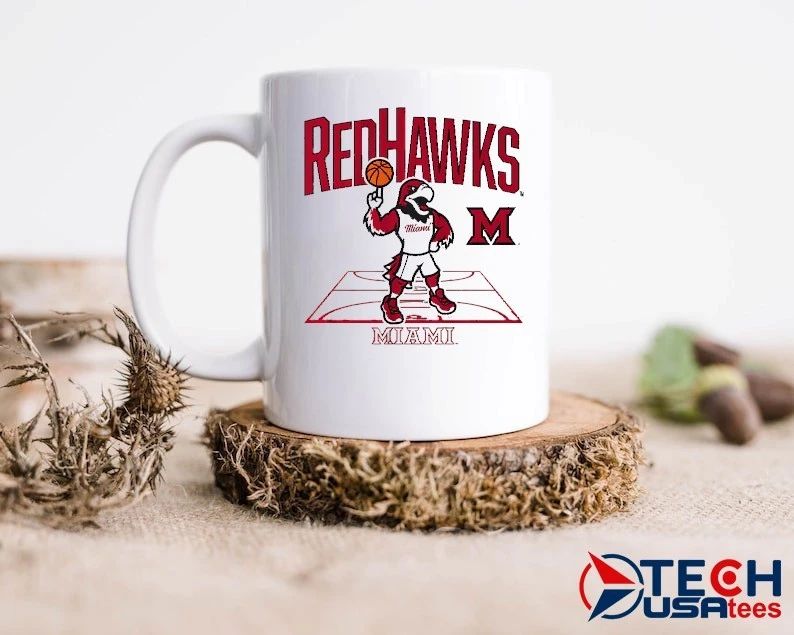 Miami Redhawks Basketball mascot court shirt