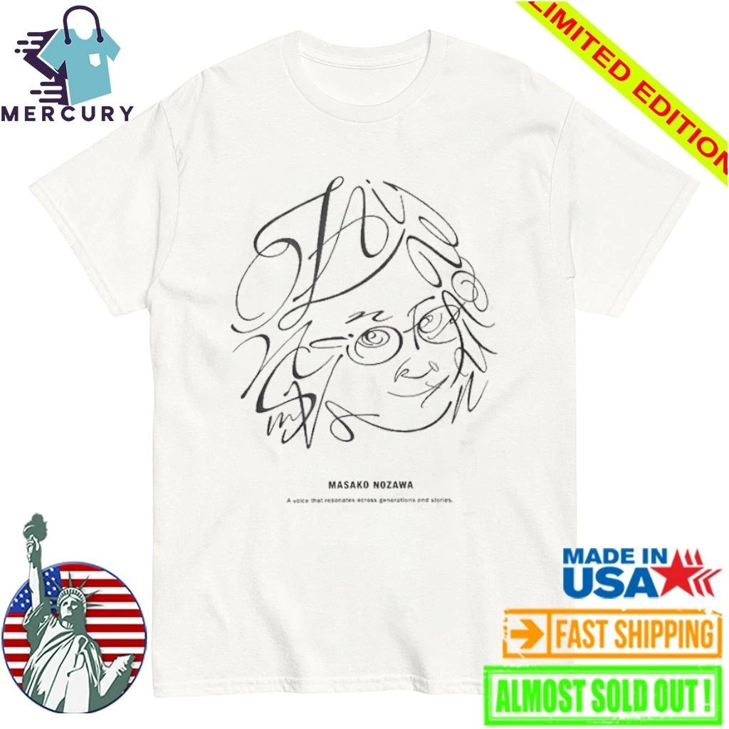 Masako Nozawa A voice that resonates across generations and stories shirt