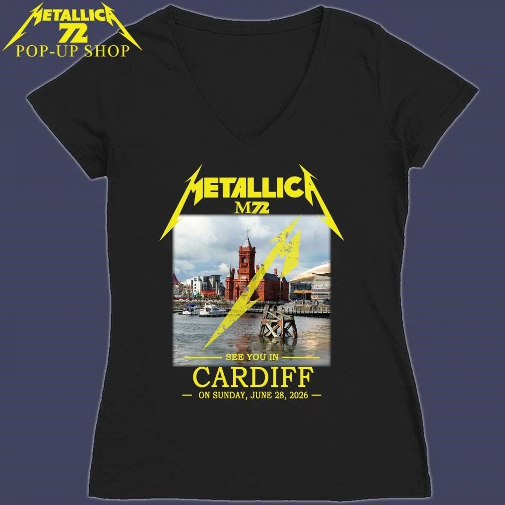 Metallica M72 See You In Cardiff On Sunday June 28, 2026 T-Shirt