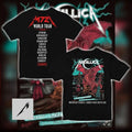 Metallica M72 Europe Tour 2026 Cardiff Principality Stadium Red Dragon T-Shirt