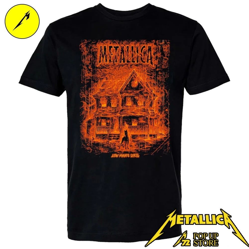 Metallica Low Man’s Lyric Poster Art T-Shirt