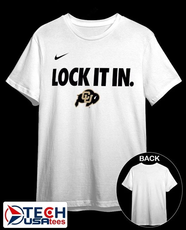 Lock it in Colorado Buffaloes 2026 On-Court Bench shirt
