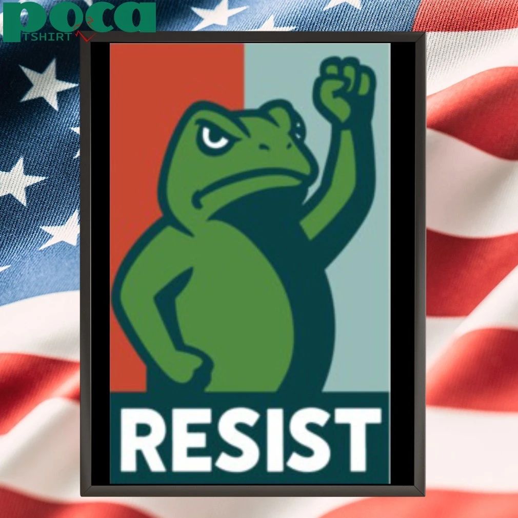Resist Frog Protest Portland – Subtle Anti Trump T-Shirt