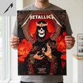 Metallica M72 Cardiff Wales 2026 World Tour Pop-Up Merch Poster By Peter Diamond On June 28 At Principality Stadium Poster Canvas Home Decor