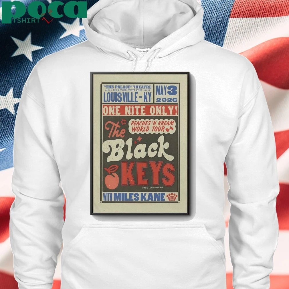 The Black Keys 5 3 2026 Louisville KY Poster shirt