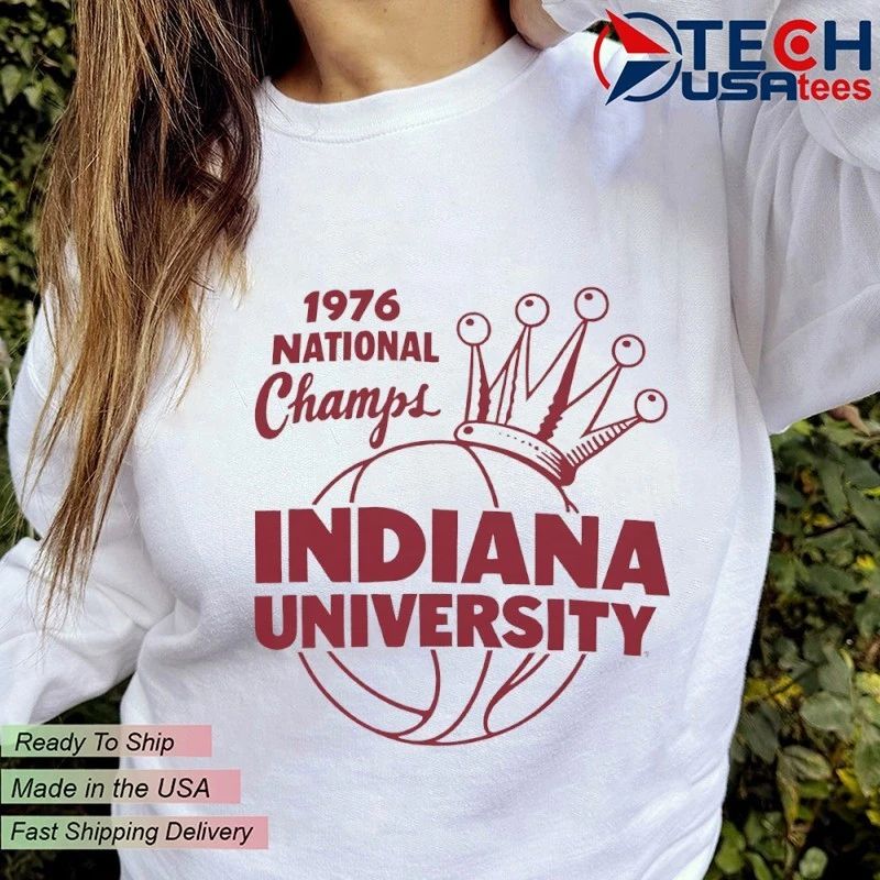 Indiana University 1976 National Champs shirt