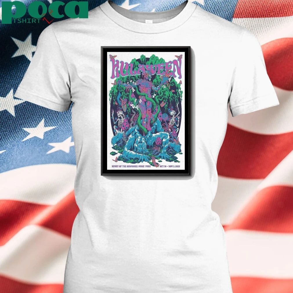 Hulaween Oct 30 – Nov 2, 2025 Spirit Of The Suwannee, Live Oak, Florida Poster shirt