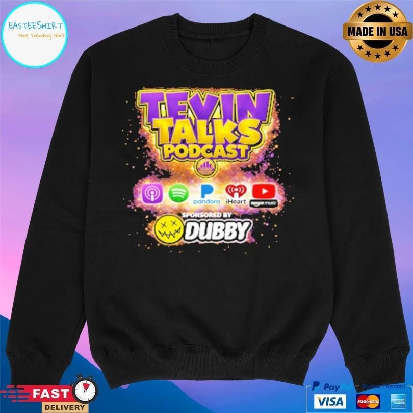 The Guardian Tevin Talks Podcast T-shirts