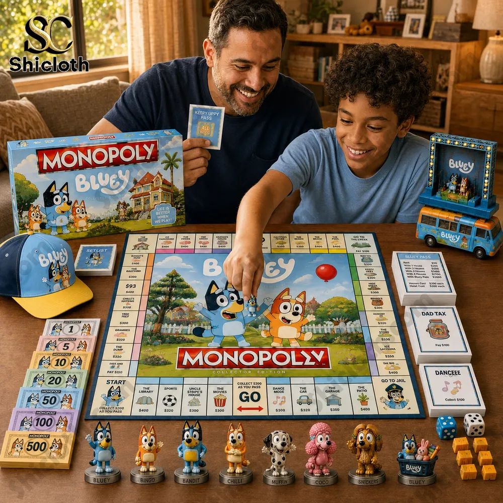 Bluey Collector’s Edition Monopoly Board Game